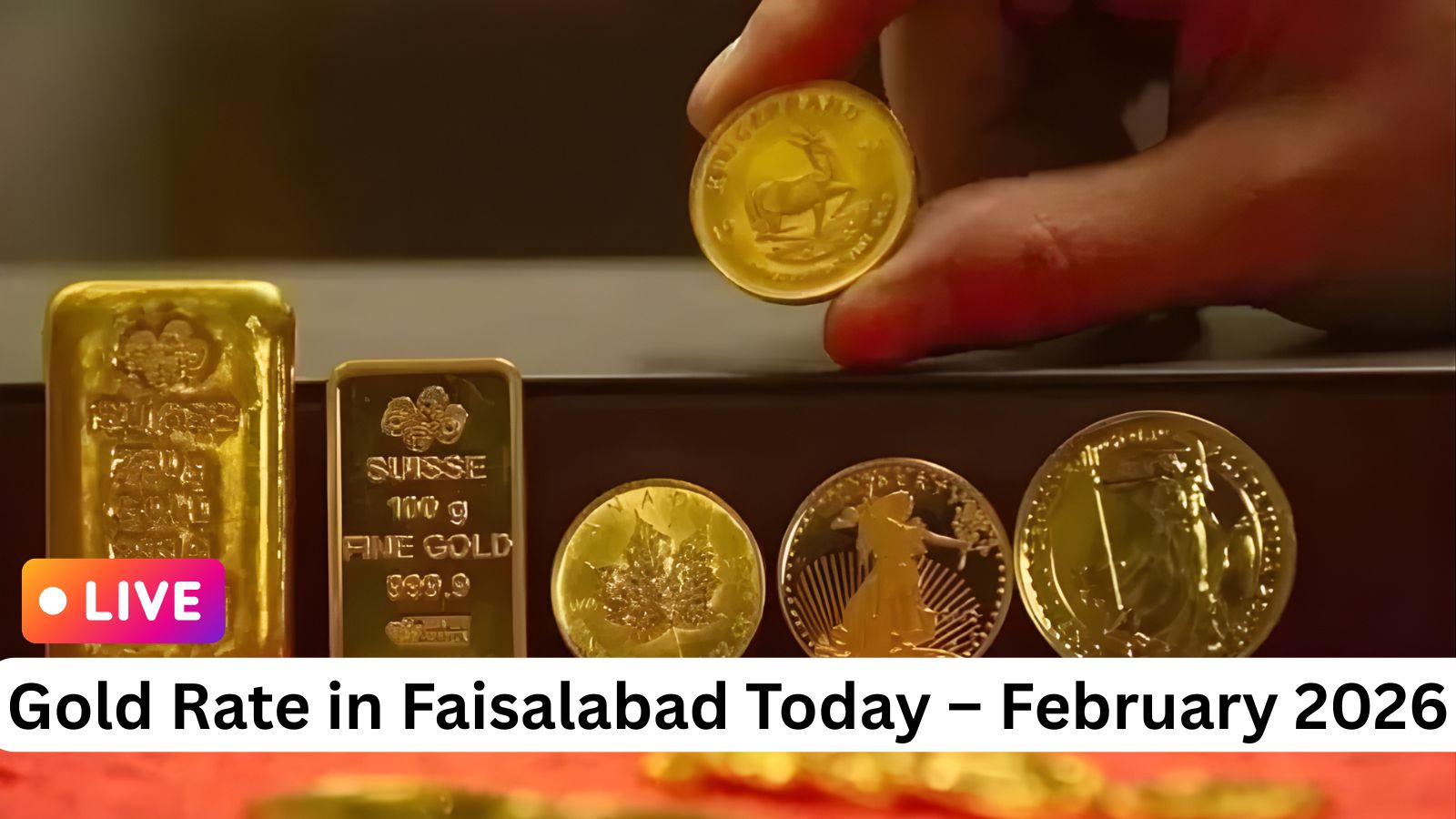 Gold Rate in Faisalabad Today