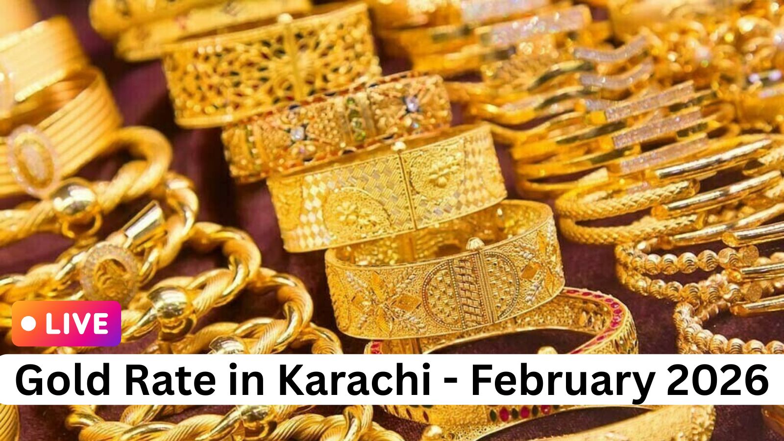Gold Rate in Karachi - February 2026