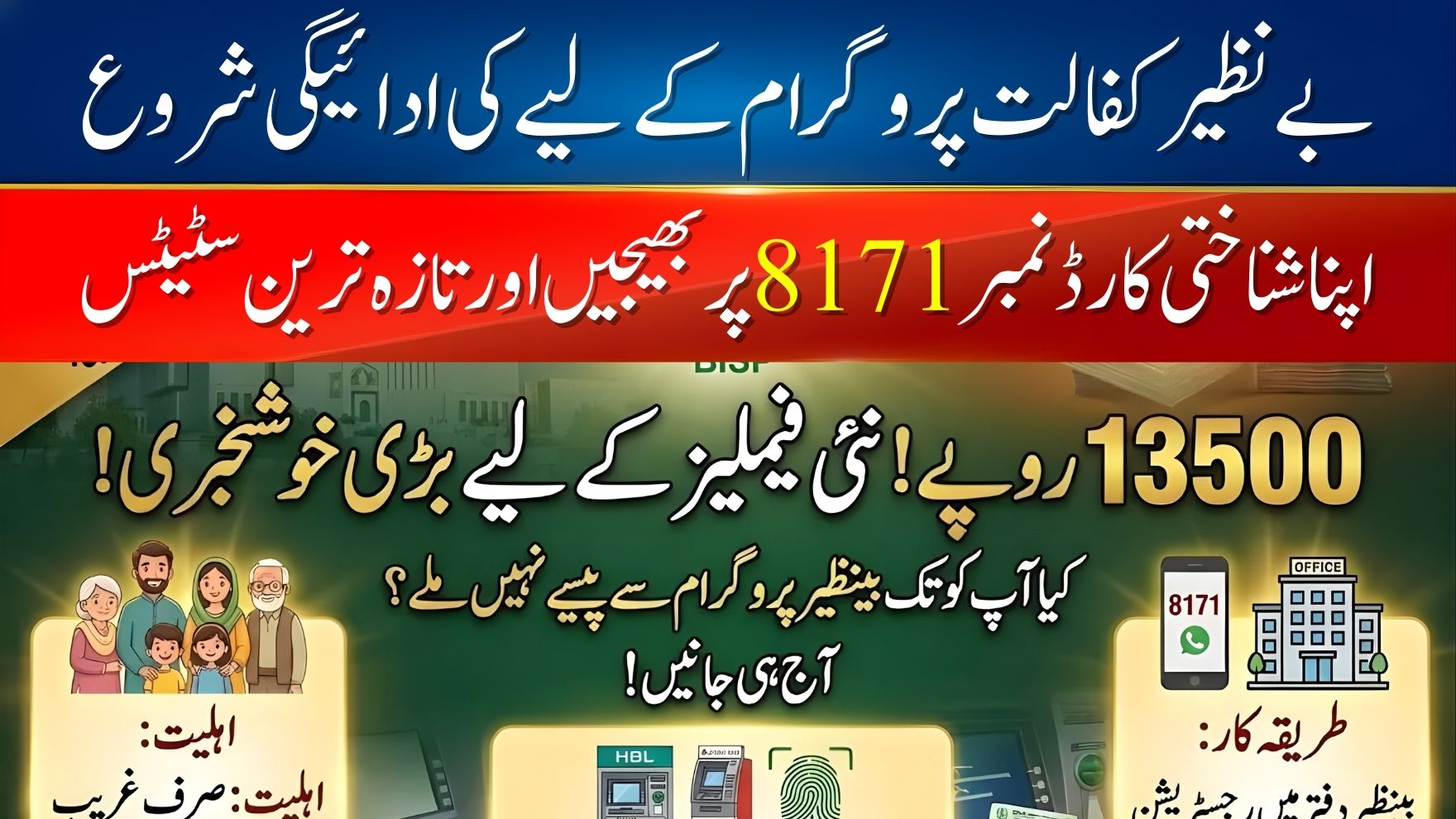 8171 Eligibility for Receiving Verified Payments